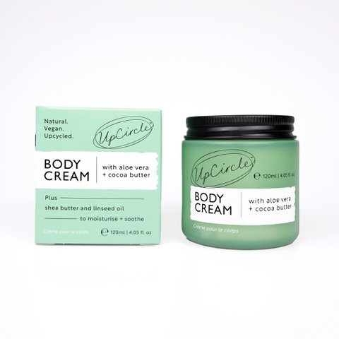 Körpercreme mit Aloe Vera + Kakaobutter
