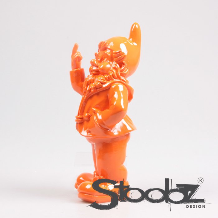 Stoobz Design Kabouter F*ck You Arancione | 16x12x32cm
