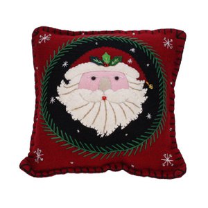 Cushion red Santa Claus, felt