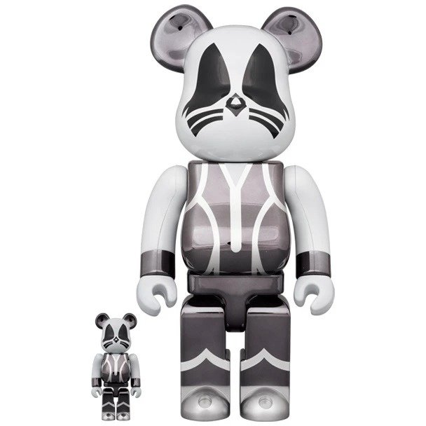 Set Bearbrick 400% e 100% - KISS Catman (a cura di Chrome)