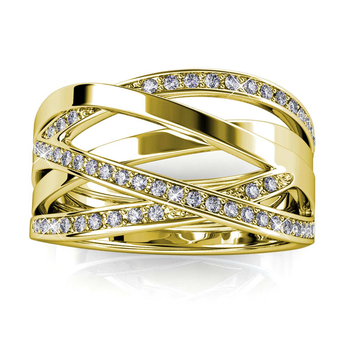 Pack Descubrimiento 5 Anillos Color Oro