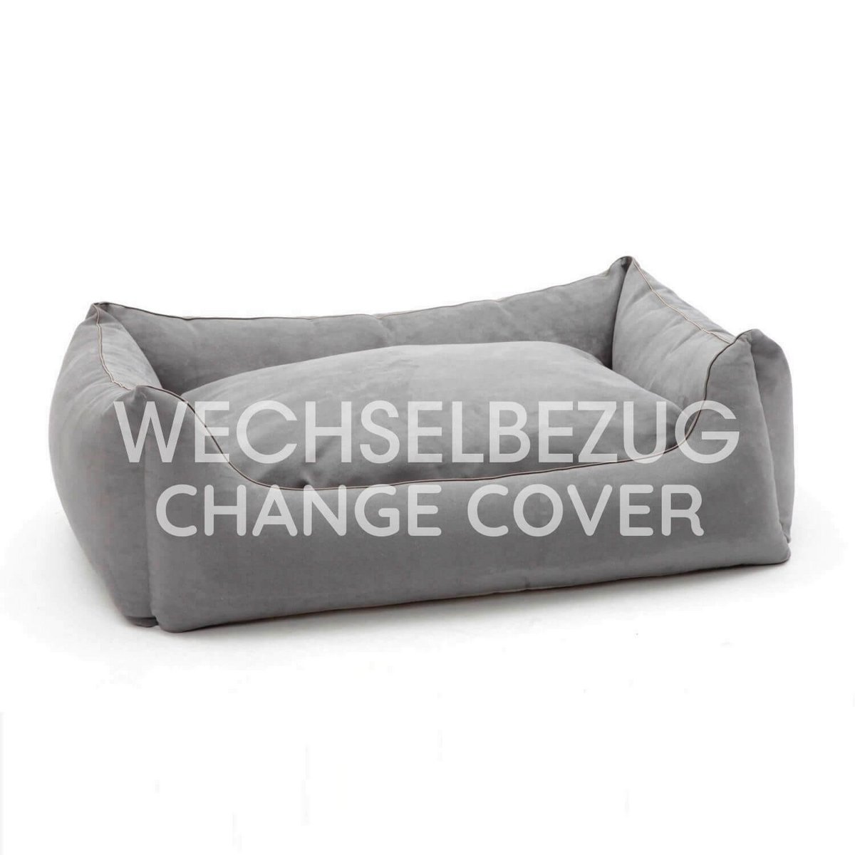Wechselbezug Hundebett Box Bett Alcanterra anthrazit
