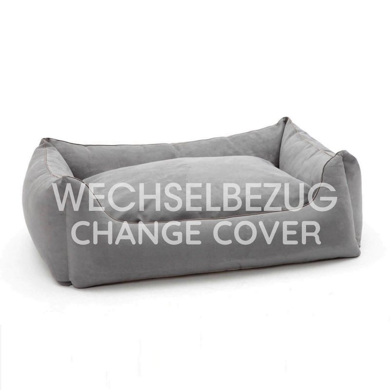 Wechselbezug Hundebett Box Bett Alcanterra anthrazit