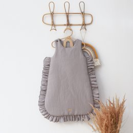 Babyschlafsack aus Leinen mit Rüschen, Babyschlafsack mit Rüschen Sommer 1 TOG, 1,5 TOG, 2,5 TOG