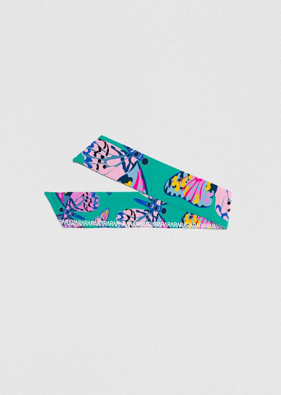 Foulard ruban Virginie Riou "Le petit papillon"