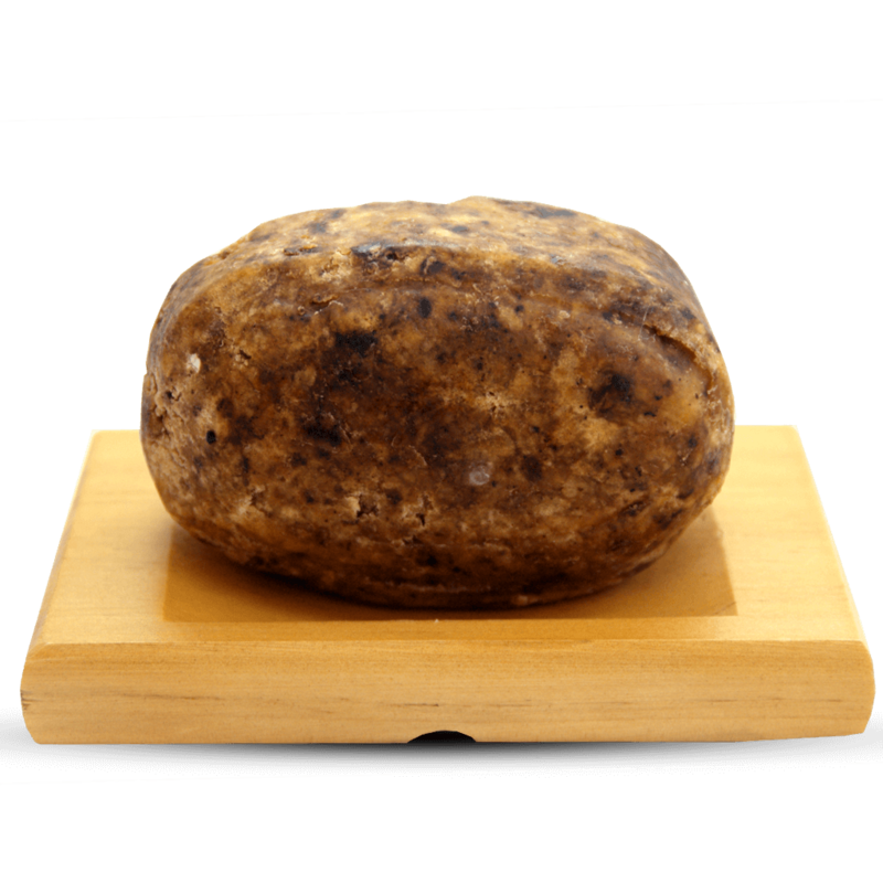 Black Soap with soap dish