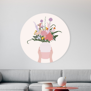Muurcirkel „Blumen“