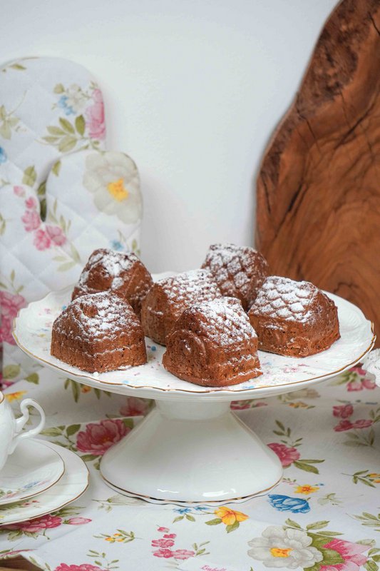 Moule à pâtisserie en silicone rose pastel maisons 26,5x6 cm Isabelle Rose