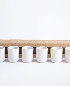 Nature Shape White Espresso Coffee Cup 50ml