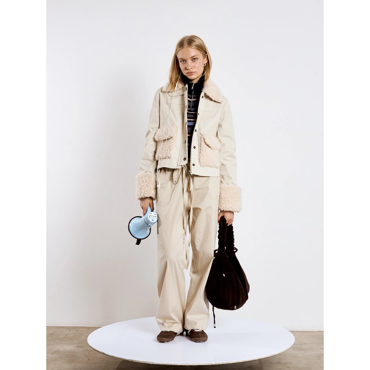 Veste crème tendre