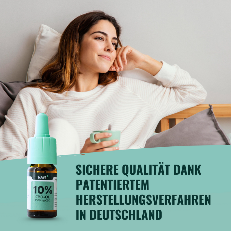 Olio CBD premium al 15% da canapa biologica in Germania