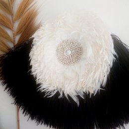 JUJU HAT WHITE, SHELL - 50 cm