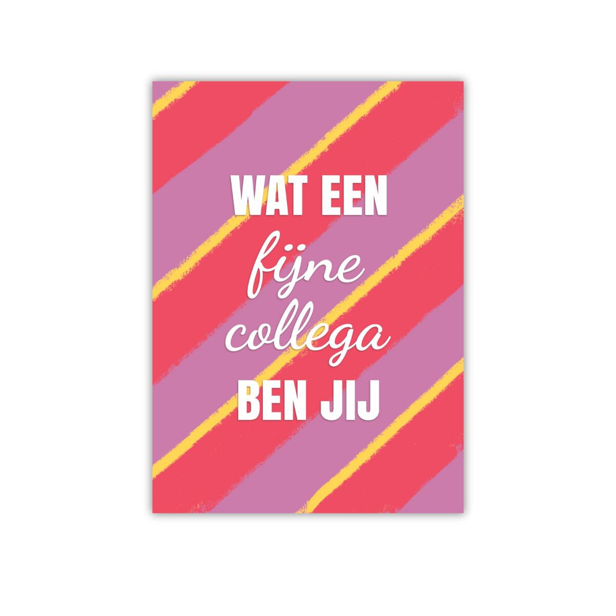 Waarderingskaart 'collega'