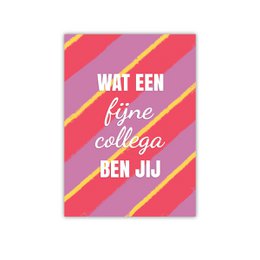 Waarderingskaart 'collega'