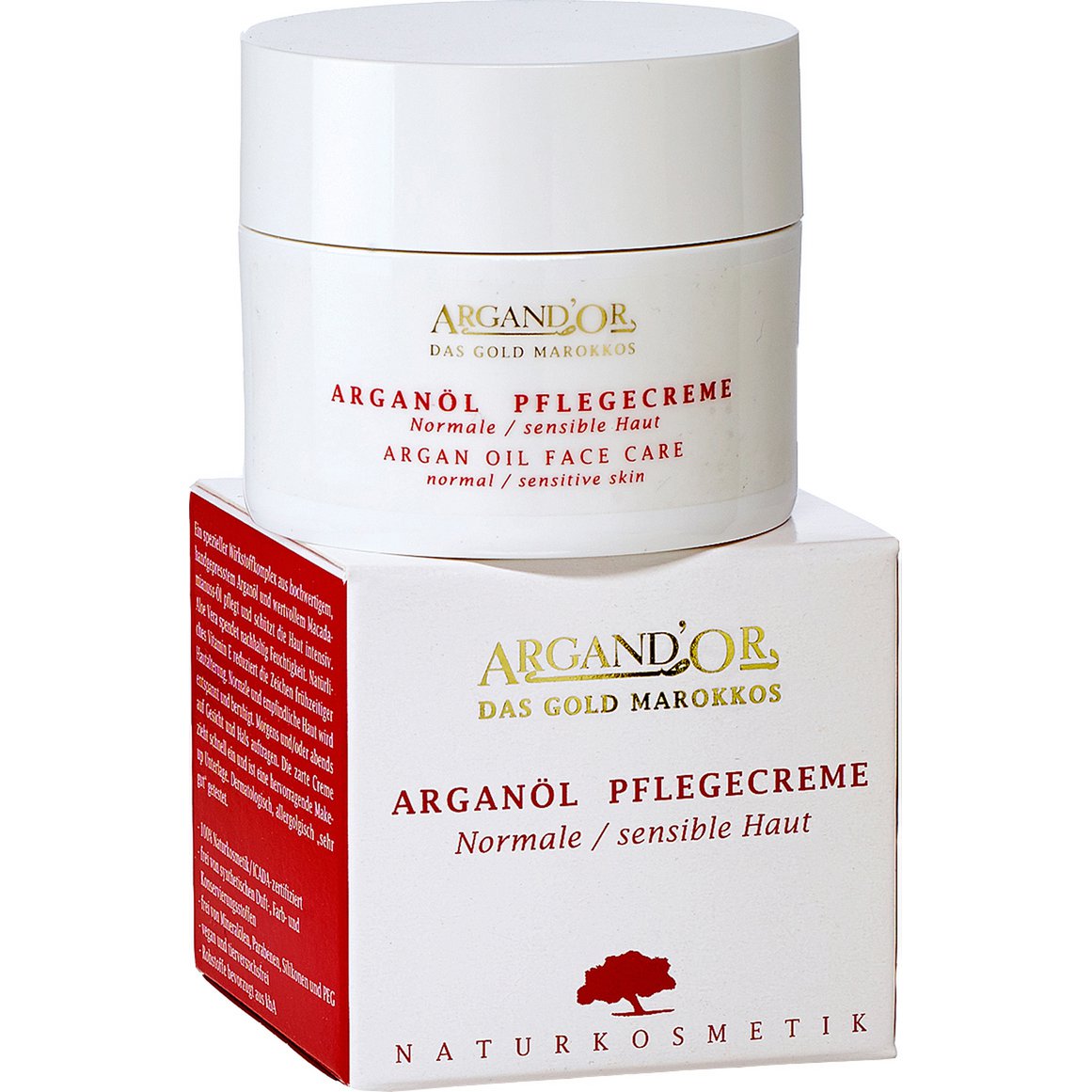CREMA DE CUIDADO CON ACEITE DE ARGÁN PARA PIELES NORMAL/SENSIBLES 50 ml
