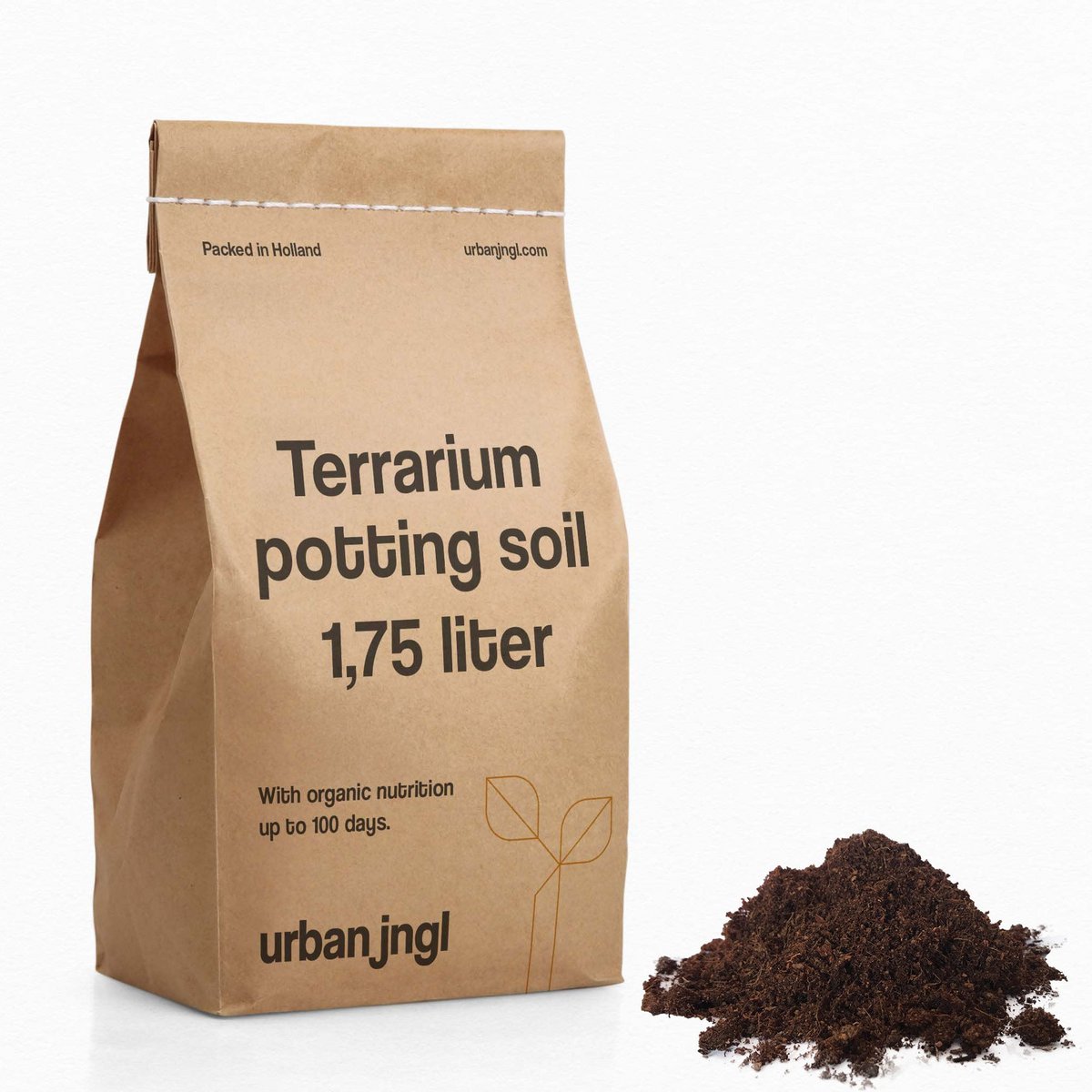 Terrarien-Blumenerde – 1,75 Liter – mit Bio-Nährstoff