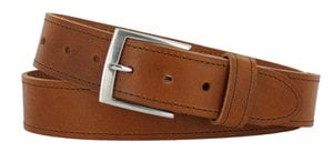 Leather Belt 4cm | Buffalo Leather Round Stitch