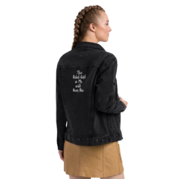 Denim jacket The Rebel Girl in Me will Never Die Unisex denim jacket