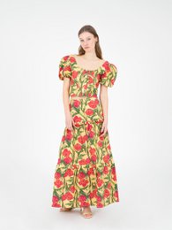 Zafira gul Maxi-nederdel