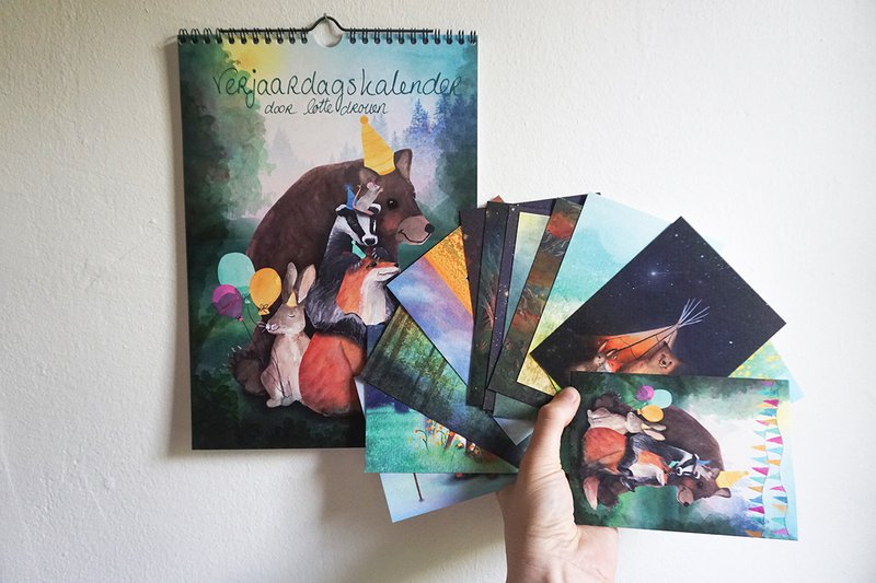 Calendar Forest animals