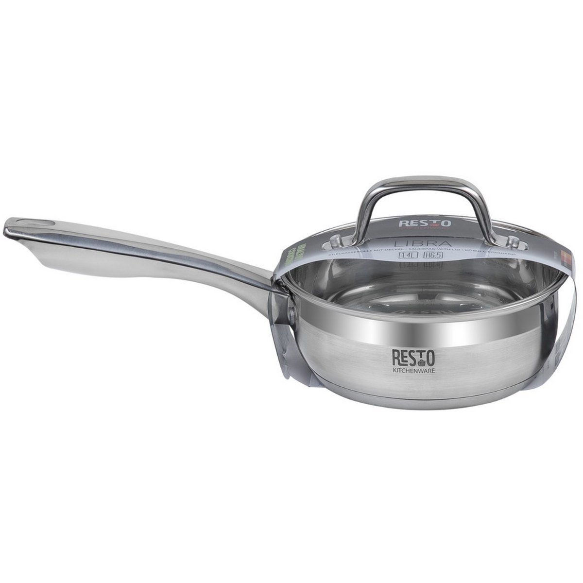RESTO 92001 Libra gryde - 1,4 liter - Rund Ø16 - Rustfrit stål - Induktion