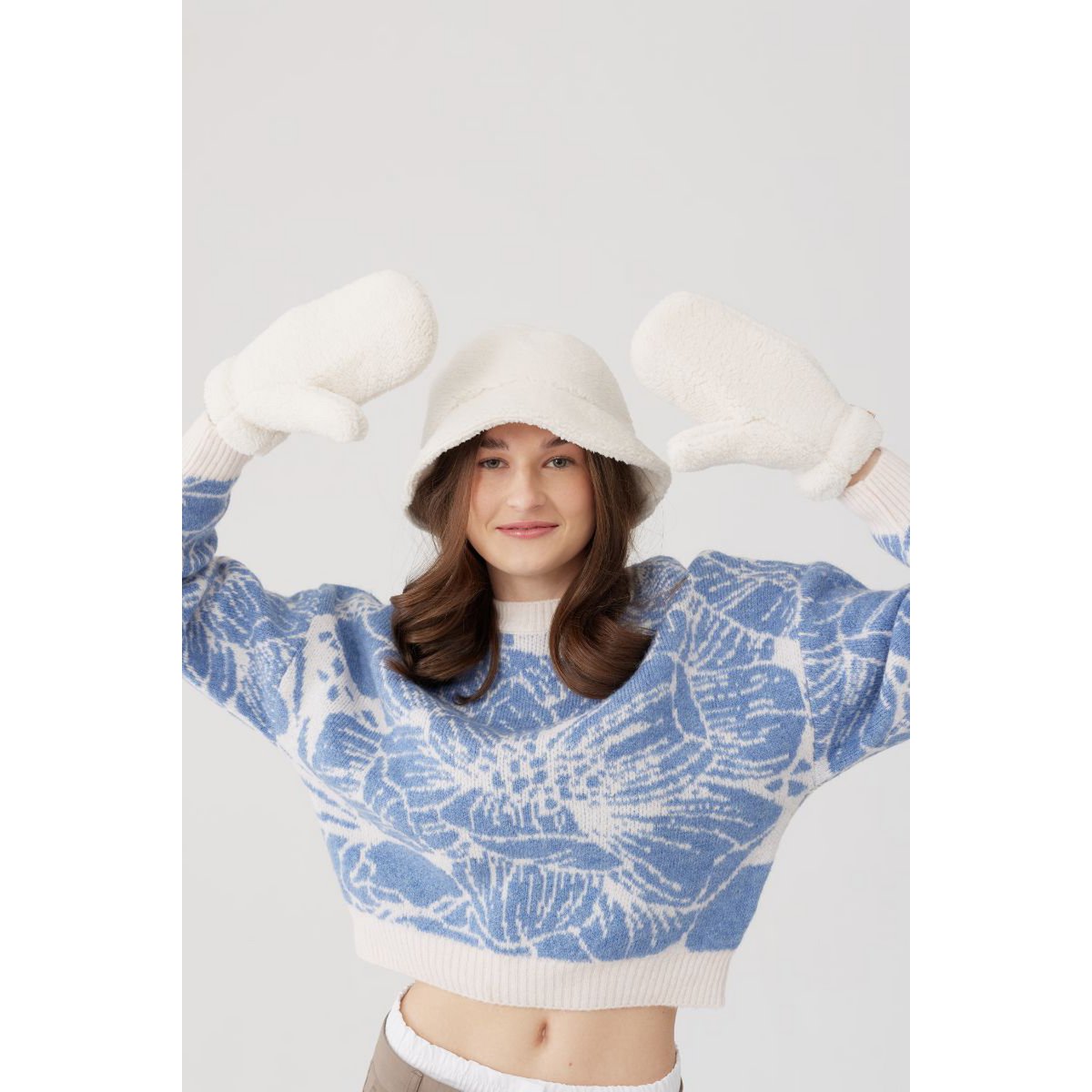 Single molly ecru gloves