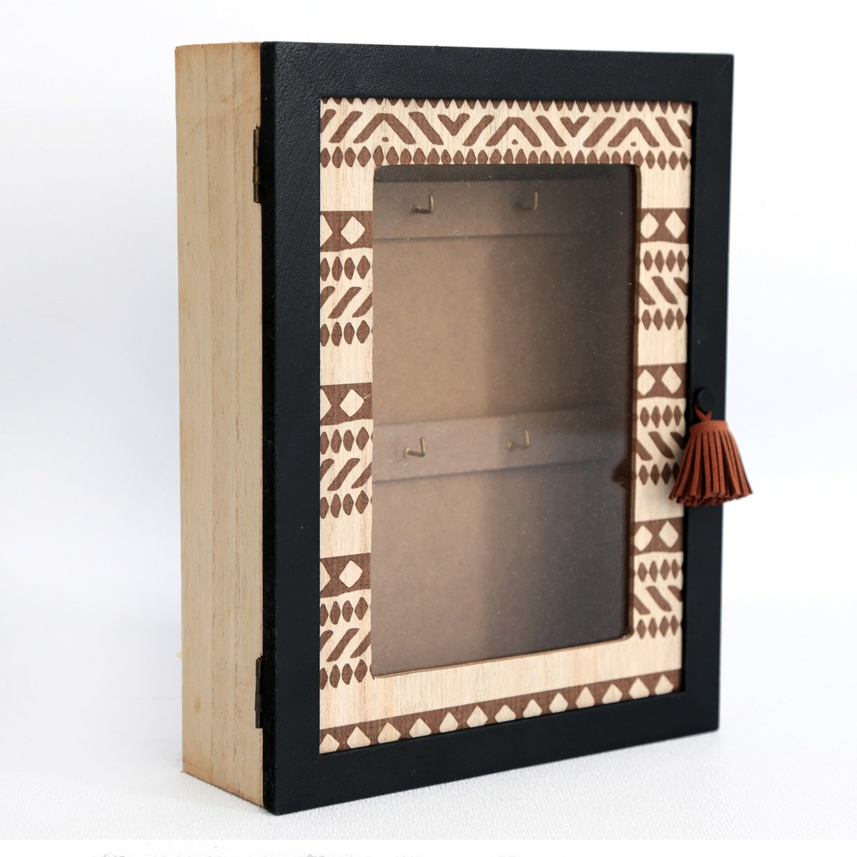 Wooden key box 'Africa'
