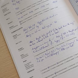 Blogger brevpapir notesbog
