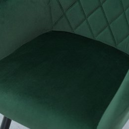 Frazer Diamond Armchair [Set of 2] [Velvet] [360-degree Swivel Base]