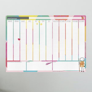 Bunte Schreibtischunterlage A3 Größe 50 Blatt – Schreibtischplaner