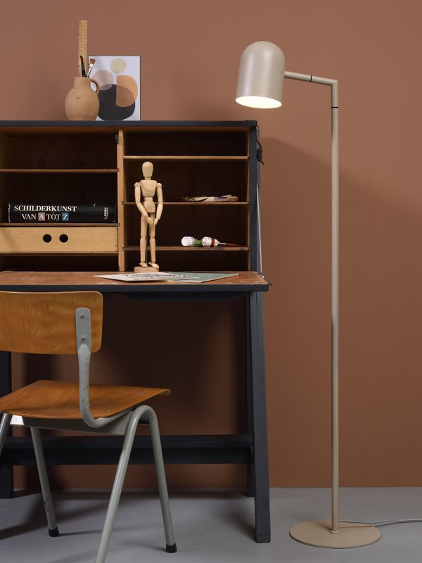 Vloerlamp ijzer Marseille zand