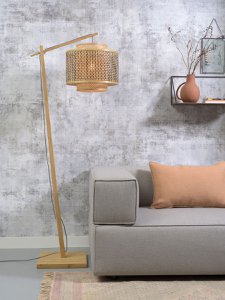 Vloerlamp Bhutan Nat/Kap 4034, S