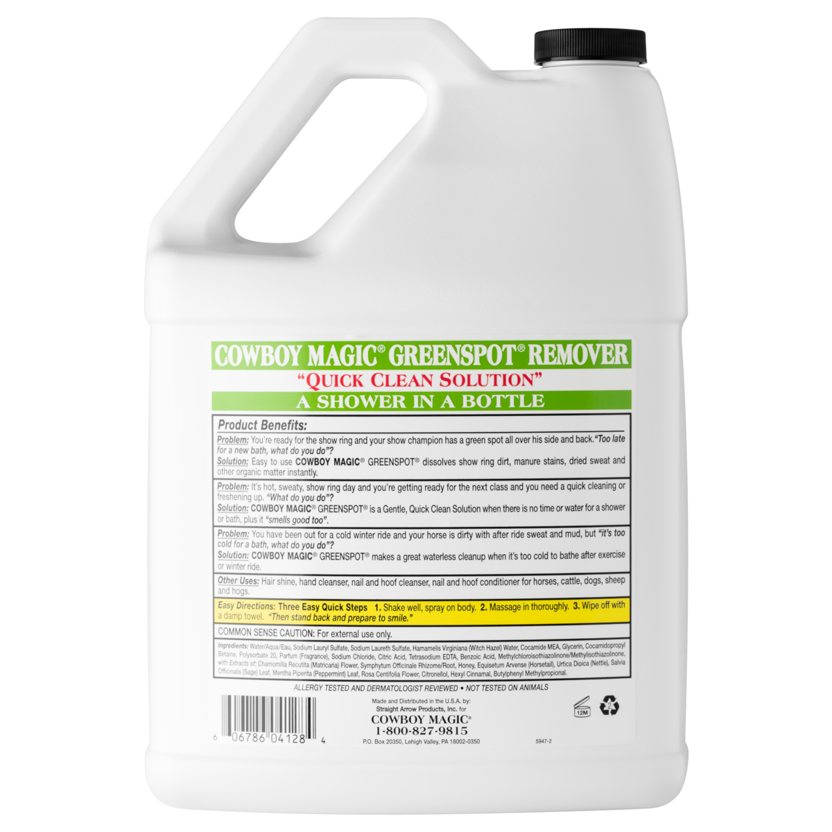 Cowboy Magic® Greenspot® Remover - Gallon Refill 3785 mL