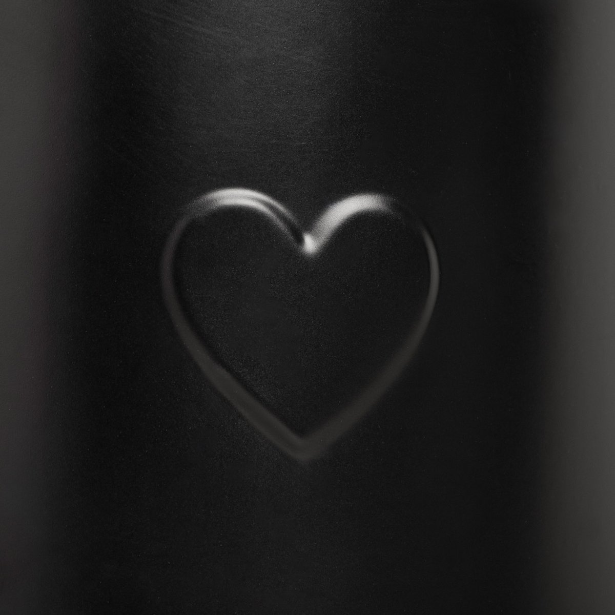 Regadera corazón negro (PU = 4 piezas)
