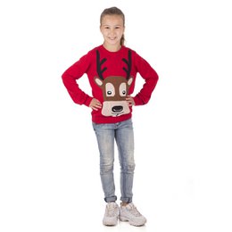 Christmas Sweater Kids - Reindeer Red