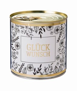 Cancake Glückwunsch Flower 341 gold Marmor black&white Edition