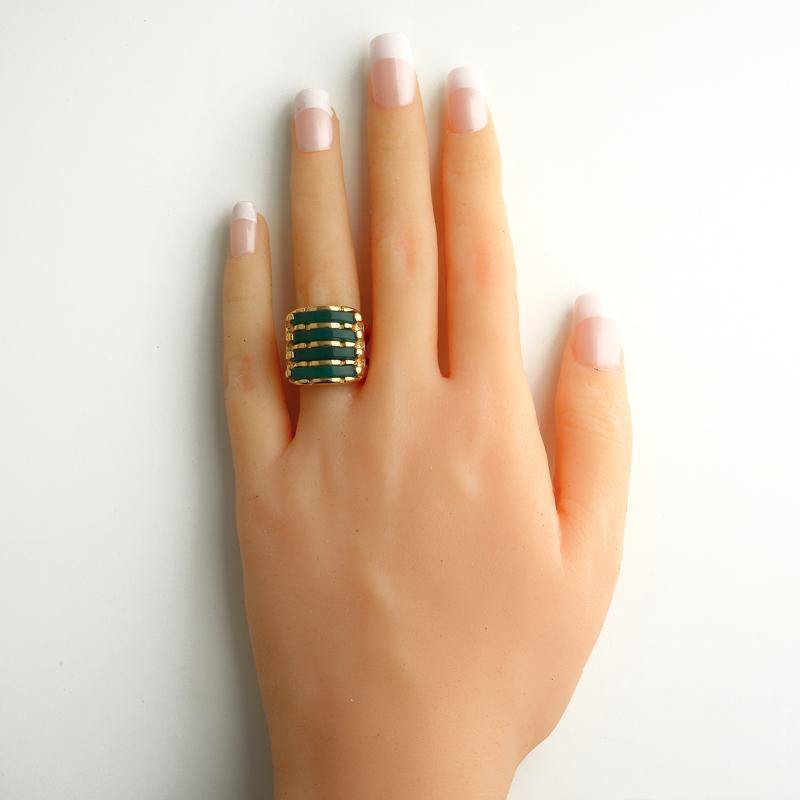 Four Layered Gems Ring