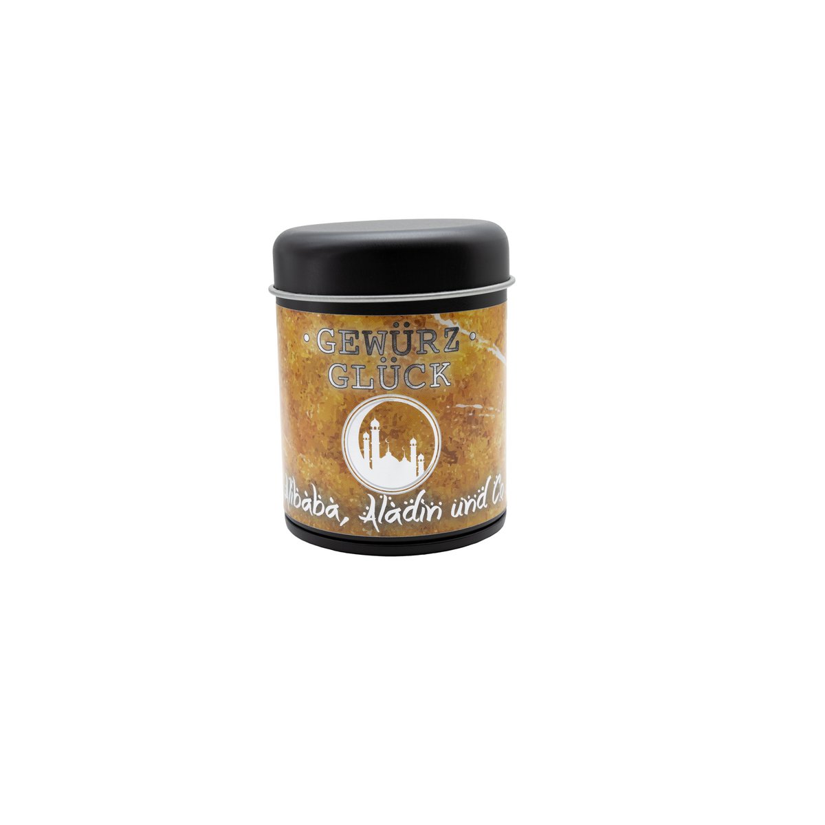 Gewürz-Glück Winter Edition Spice yourself up happy gift box - set of 4 spice jars with wild deer, Christmas bakery, Alibaba & Aladin as well as vegetable greetings spice mixture