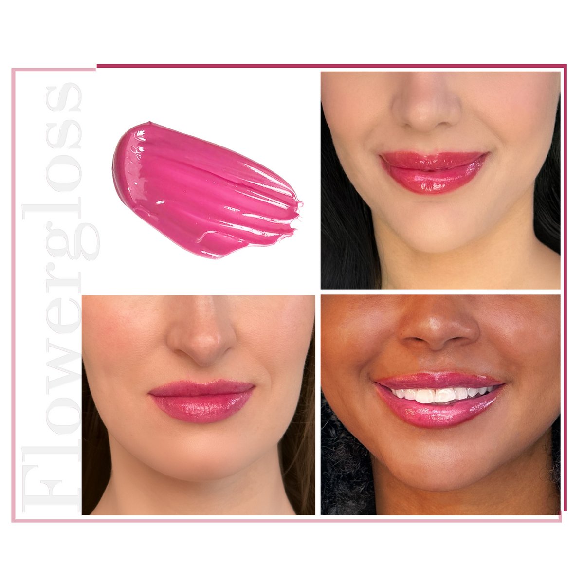 Flowergloss FG02 Orchid | made from fruit and vegetables without titanium dioxide “NEW”