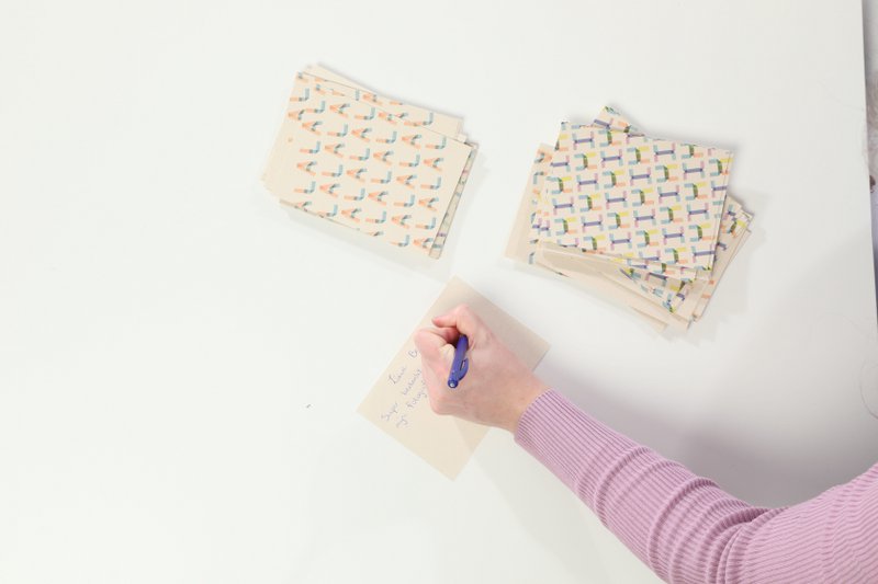 Postcard XoXo - Creative notes
