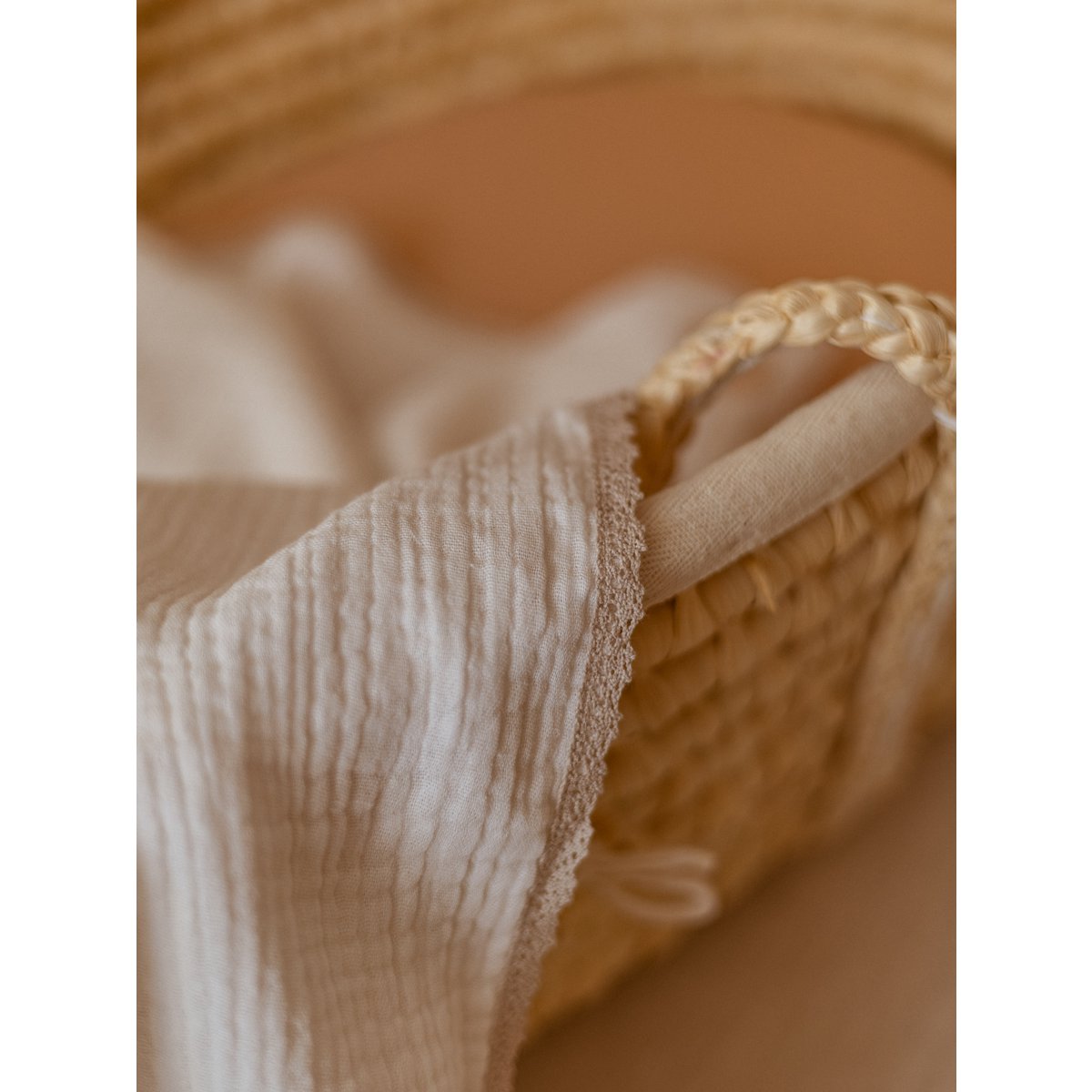 Baby Swaddle / Triple Layer Muslin - Ivory