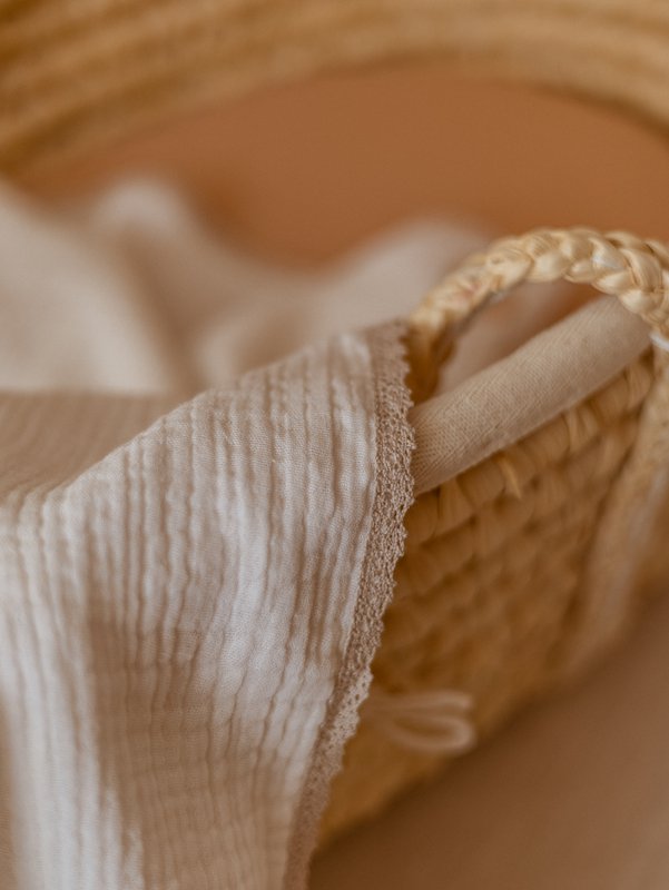 Baby Swaddle / Triple Layer Muslin - Elfenben