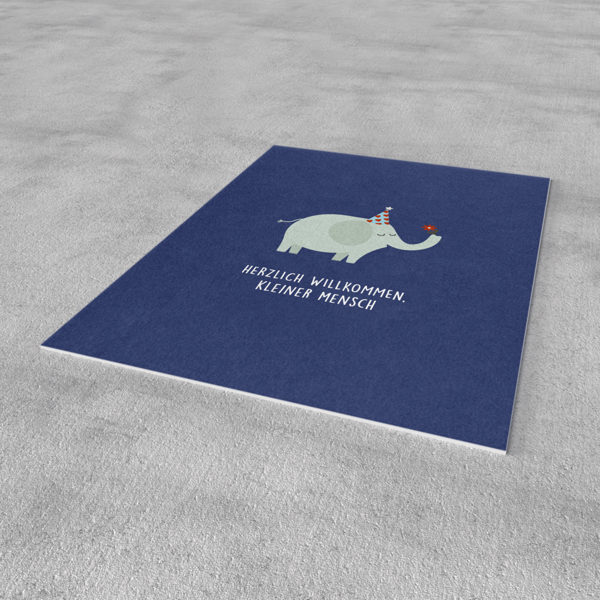 Postcard - Elephant for birth - No. 90