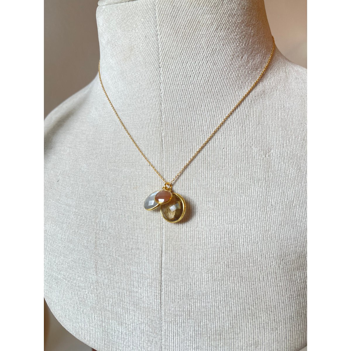 Collier 3 Bonbons Pastel