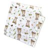 2 hydrofiele doeken baby luipaard - 60cm