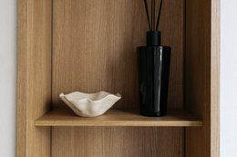Handmade bowl Kate from Portuguese ceramics 25 x 8 cm matt gloss ecru