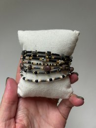 Handgemaakte armbandenset - black01