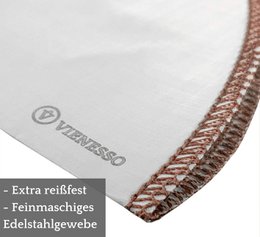 Filtre à café réutilisable en maille d'acier inoxydable - sacs filtrants durables