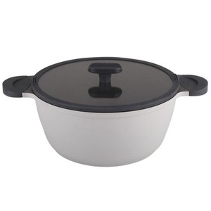 Happy pot 28 cm lichtgrijs
