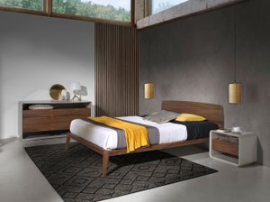 Notenhouten bed model 7178 Angel Cerdá S.L.